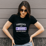 T-shirt Donna Fabbricata nel 2000 Solo Parti Originali Con Anno Personalizzabile T-Shirt