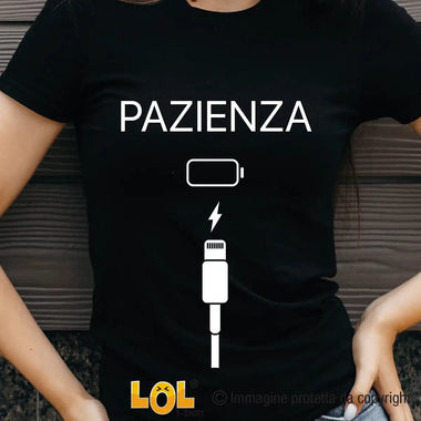 T-shirt Donna Pazienza Stile iPhone T-shirt