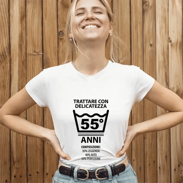 Trattare con Delicatezza 55 Anni T-shirt Donna Lol T-shirt