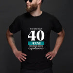 T-shirt Uomo Mi ci sono voluti 40 anni per creare questo capolavoro con Età Personalizzabile T-Shirt