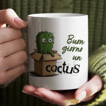 Tazza Divertente "Buongiorno un Cactus" - Mug Simpatica in Ceramica Tazze Personalizzate