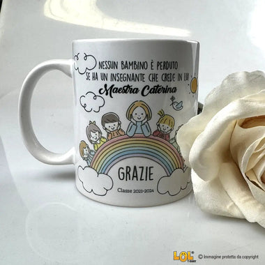 Tazza Grazie Maestro con dedica Tazze Personalizzate