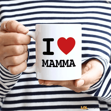 Tazza I Love Mamma Tazze Personalizzate
