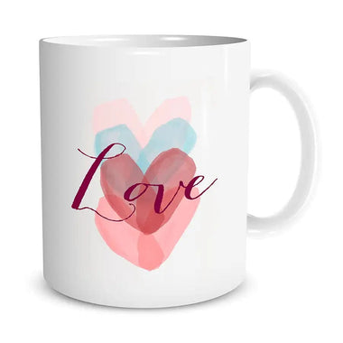 Tazza Love con cuori Tazze Personalizzate