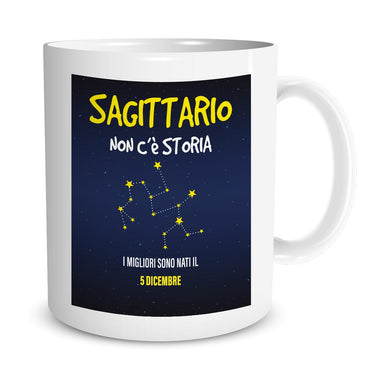Tazza Oroscopo Segno Zodiacale Sagittario Con Data Personalizzata Tazze Personalizzate