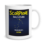 Tazza Oroscopo Segno Zodiacale Scorpione Con Data Personalizzata Tazze Personalizzate