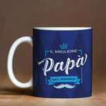 Tazza Personalizzata con Nome Il Migliore Papà Del Mondo Tazze Personalizzate