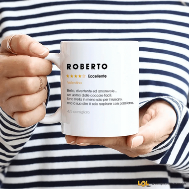 Tazza Recensione Uomo Marito Fidanzato Amico Tazze Personalizzate