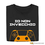 Maglietta divertente uomo – “Io non invecchio, salgo di livello"-T-shirt-Lol T-shirt