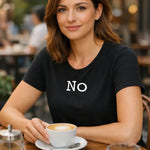 T-shirt Donna "No"