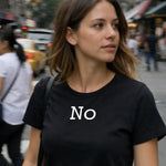 T-shirt Donna "No"
