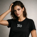 T-shirt Donna "No"