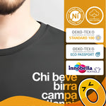 T-shirt Uomo “Chi beve birra campa cent’anni."
