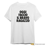 Maglietta Uomo "Oggi faccio il bravo ragazzo"-T-shirt-Lol T-shirt