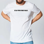 Maglietta Uomo "Se lo vuoi fare fallo." con Stampa Fronte e Retro-T-shirt-Lol T-shirt