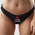 Mutande Sexy Slip Perizoma Donna - Ho fatto la monella-Slip Donna-Lol T-shirt