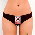 Mutande Sexy Slip Tanga Donna - Vietato l'ingresso alle persone non autorizzate-Slip Donna-Lol T-shirt