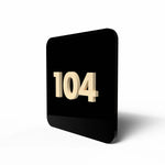 Numeri Camera Hotel/Albergo Plexiglass e Legno (mod. Bovi)