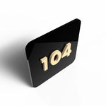 Numeri Camera Hotel/Albergo Plexiglass e Legno (mod. Bovi)