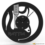 Orologio da muro Rock con nome personalizzato-Orologio-Lol T-shirt