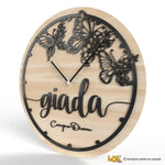 Orologio da Parete Personalizzato con Nome-Orologio-Lol T-shirt
