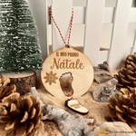 Pallina di Natale il mio primo natale con nome personalizzato-Decorazioni natalizie-Lol T-shirt
