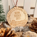 Pallina di Natale Mamma-Decorazioni natalizie-Lol T-shirt
