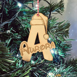 Pallina Natale Lettera con nome Decorazione di Natale-Decorazioni natalizie-Lol T-shirt