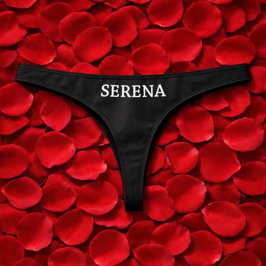 Perizoma Slip Donna in Cotone con Nome