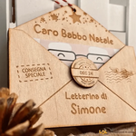 Porta letterina di Babbo Natale in legno da appendere-Decorazioni natalizie-Lol T-shirt