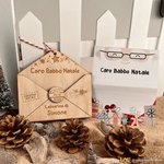 Porta letterina di Babbo Natale in legno da appendere-Decorazioni natalizie-Lol T-shirt