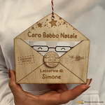Porta letterina di Babbo Natale in legno da appendere-Decorazioni natalizie-Lol T-shirt