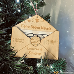 Porta letterina di Babbo Natale in legno da appendere-Decorazioni natalizie-Lol T-shirt