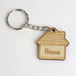 Portachiavi in legno a forma di casetta Home-Portachiavi-Lol T-shirt