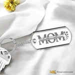 Portachiavi MOM in Plexiglass Trasparente Personalizzato con Nomi dei Figli-Portachiavi-Lol T-shirt