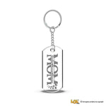 Portachiavi MOM in Plexiglass Trasparente Personalizzato con Nomi dei Figli-Portachiavi-Lol T-shirt