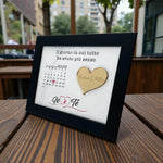 Quadretto Io e Te con Data, nomi e dedica personalizzata - Idea regalo per San Valentino o Anniversario-Quadro-Lol T-shirt