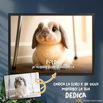 Quadro 3D Stile Cartoon Personalizzato con Foto e Dedica – Idea Regalo Originale-Quadro-Lol T-shirt