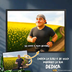 Quadro 3D Stile Cartoon Personalizzato con Foto e Dedica – Idea Regalo Originale-Quadro-Lol T-shirt