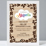 Quadro Attestato Miglior Rappresentante di Classe con Nome Stampato, Cornice Bianca 21x30 cm-Quadro-Lol T-shirt