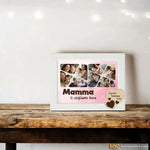 Quadro Bianco Mamma Personalizzato con nomi e 8 Foto e Cuore in Legno-Quadro-Lol T-shirt