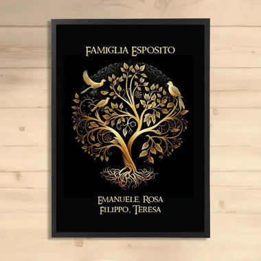 Quadro Cornice Albero della Vita Personalizzato-Quadro-Lol T-shirt