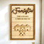 Quadro da appoggio in legno Famiglia Idea Regalo-Quadro-Lol T-shirt