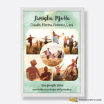 Quadro Famiglia Personalizzato con Dedica, Foto e Nomi-Quadro-Lol T-shirt