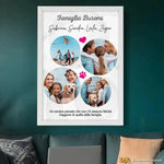 Quadro Famiglia Personalizzato con Dedica, Nomi e Foto-Quadro-Lol T-shirt