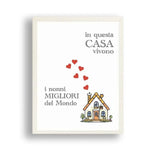 Quadro In questa casa vivono i nonni migliori del mondo – Idea Regalo per i Nonni, Festa dei Nonni-Quadro-Lol T-shirt
