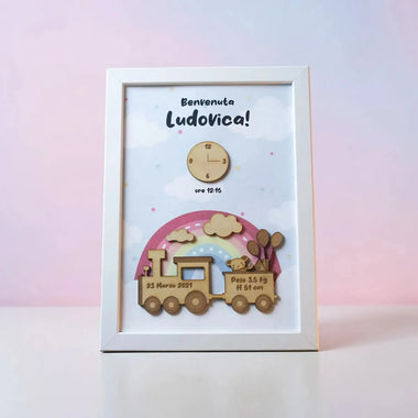 Quadro Nascita Trenino-Quadro-Lol T-shirt