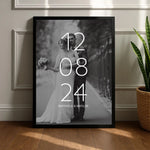 Quadro Regalo Personalizzato con Foto, Data e Nomi