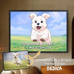 Quadro Personalizzato Effetto Ghibli con Foto e Dedica – Idea Regalo Originale-Quadro-Lol T-shirt