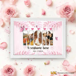 Quadro Personalizzato Mamma con Scritta MOM e 3 Foto - Idea Regalo Unica-Quadro-Lol T-shirt